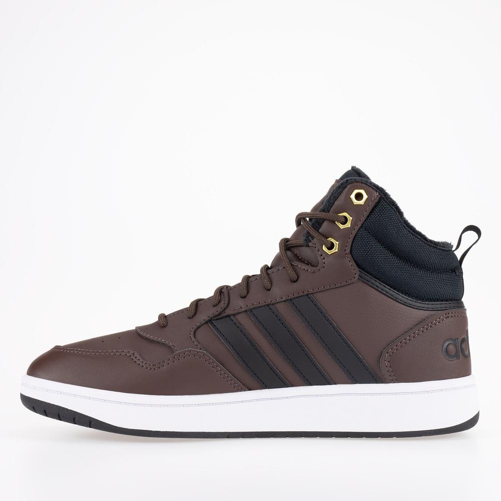 Buty adidas Hoops 3.0 Mid Winterized GZ6680 - brązowe
