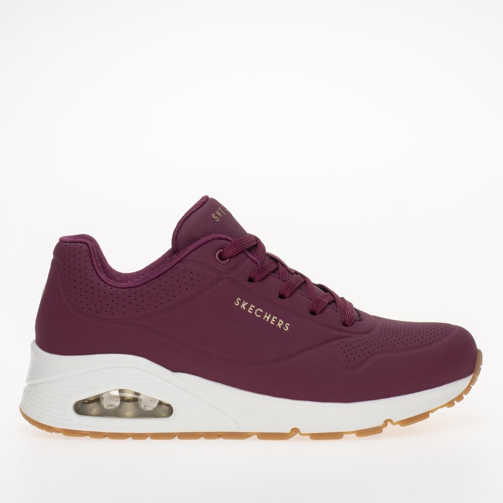 Buty Skechers Uno Stand on Air 73690BURG - bordowy