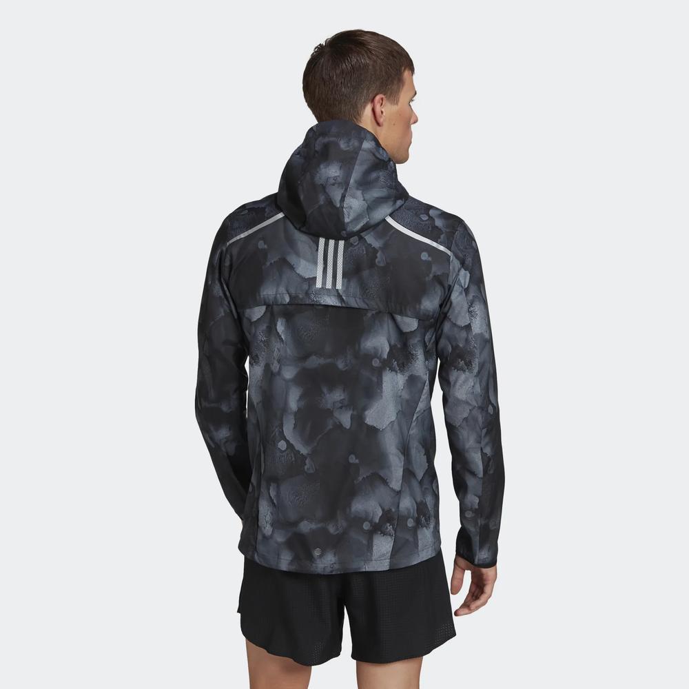 Kurtka adidas Marathon Fast Graphic Jacket HE4562 - czarna