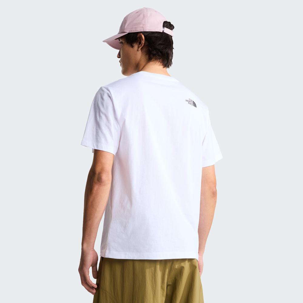 Koszulka męska The North Face Evolution Half Dome 0A8B6JLA91 - biała