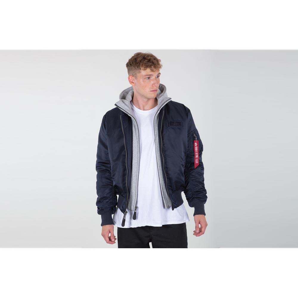 Kurtka Alpha Industries MA-1 D-TEC 18311007 - granatowa