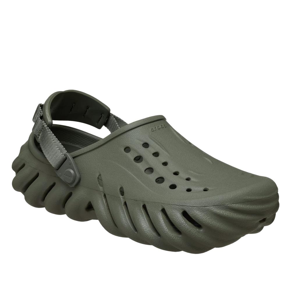 Klapki unisex Crocs X-Echo Clog 207937-3J5 - zielone