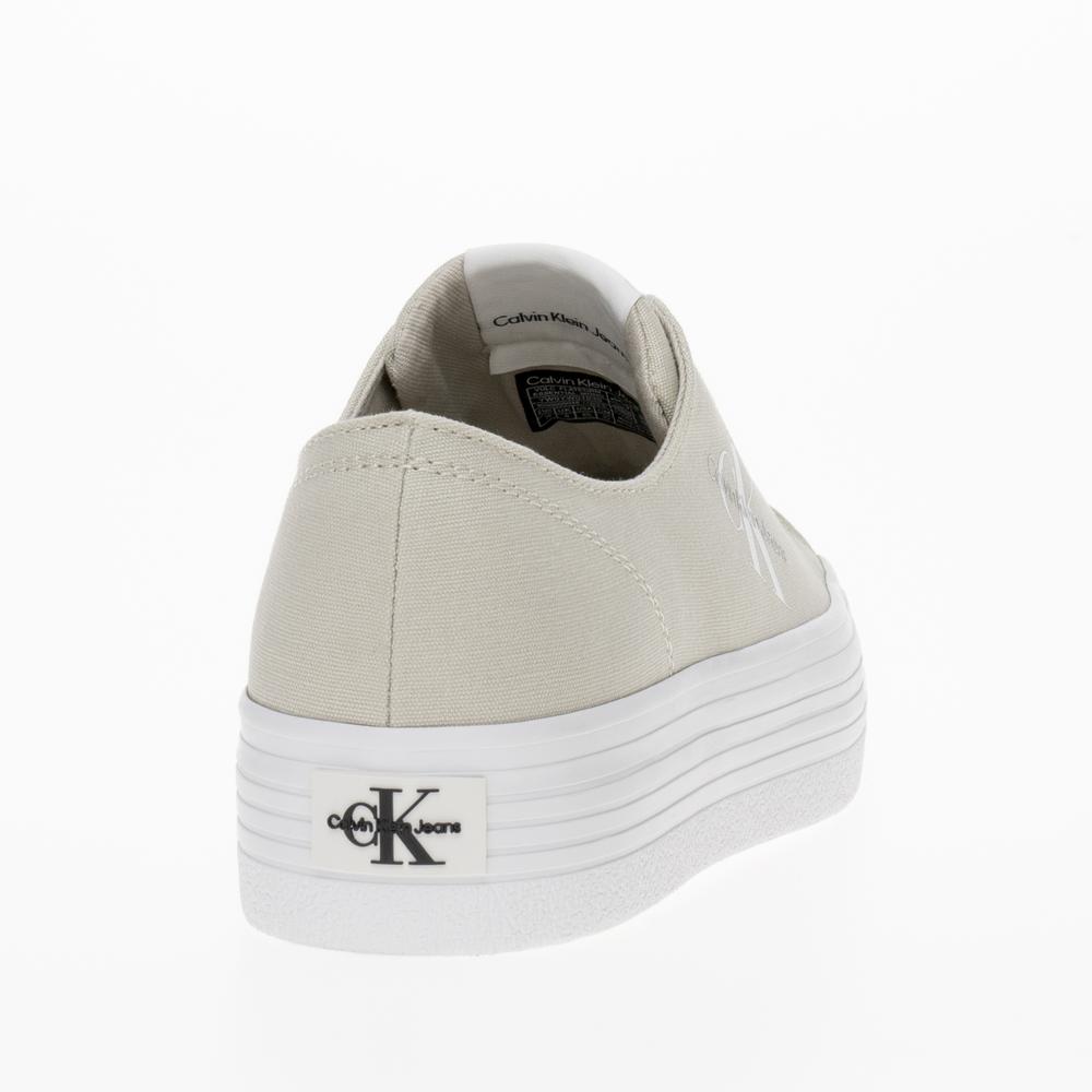 Buty Calvin Klein Vulc Flatform Essential Mono YW0YW01030-0F4 - beżowe