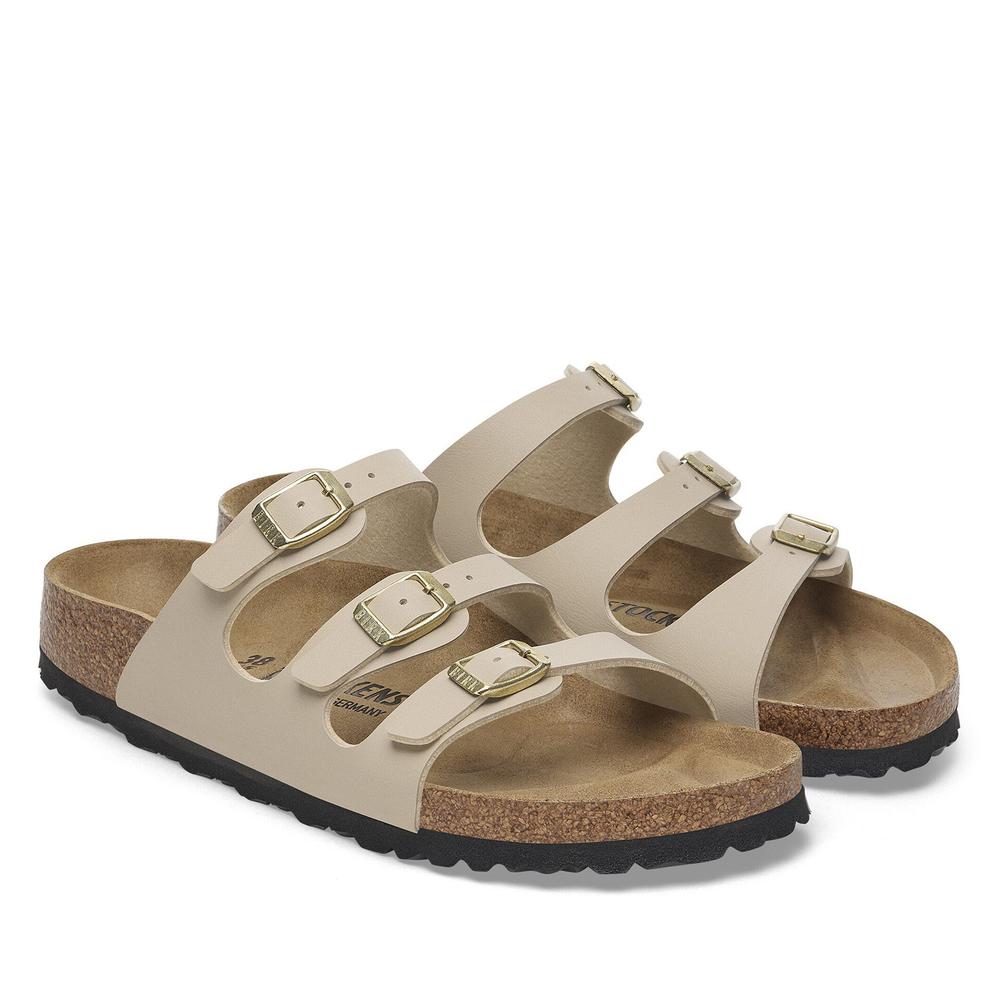 Klapki Birkenstock Florida 1029265 - beżowe