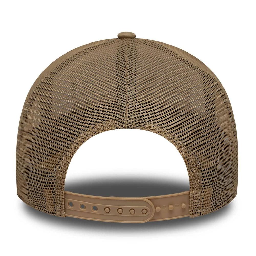 Czapka męska New Era Location Patch 9FORTY A-Frame Trucker 60771861 - beżowa