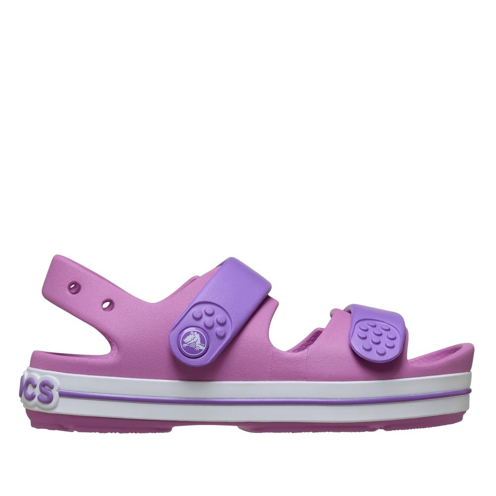 Sandały dziecięce Crocs Crocband Cruiser Sandal 209423-6WQ - różowe