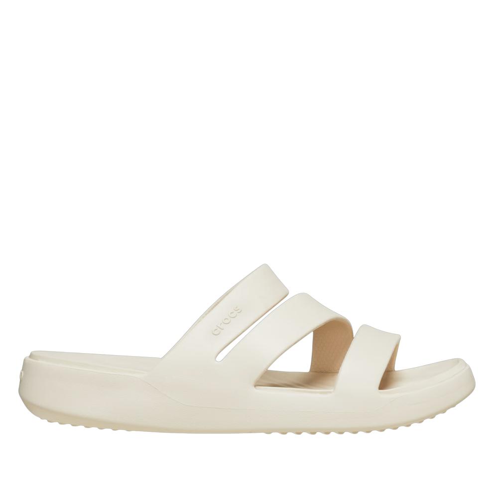 Klapki damskie Crocs Getaway Strappy 209587-160 - białe