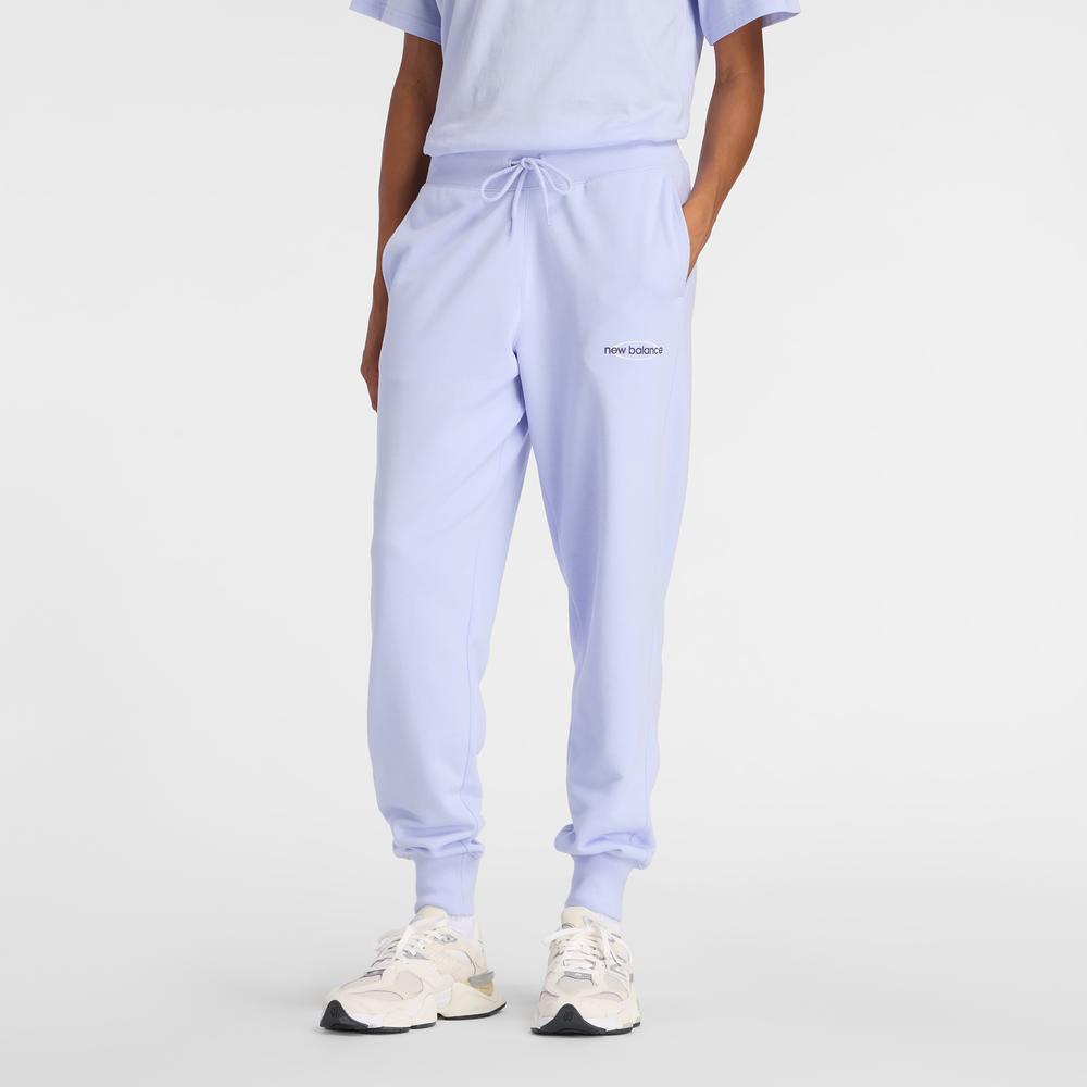 Spodnie damskie New Balance WB61D3EADYK - fioletowe