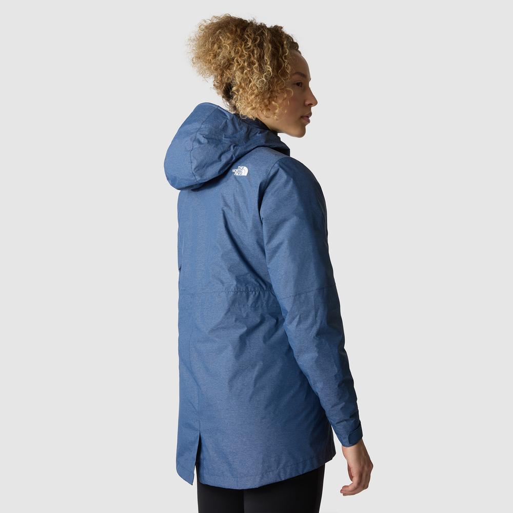 Kurtka The North Face Hikesteller Triclimate 0A55H3A061 - niebieska