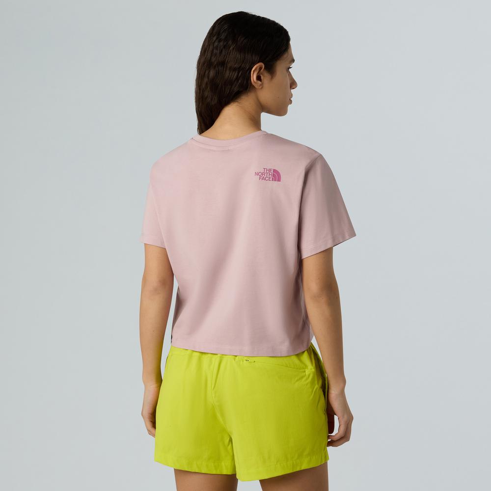 Koszulka damska The North Face Easy 0A8A6HA1O1 - różowa