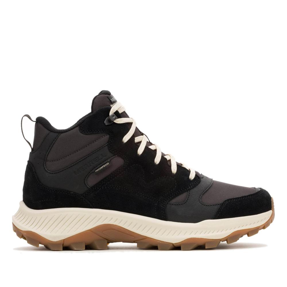 Buty męskie Merrell Tempo Sol Mid Waterproof J038731 - czarne