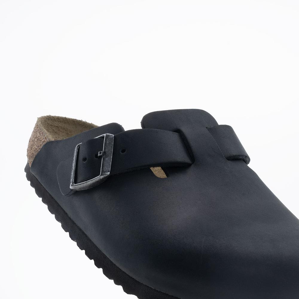 Klapki unisex Birkenstock Boston 59461 - czarne