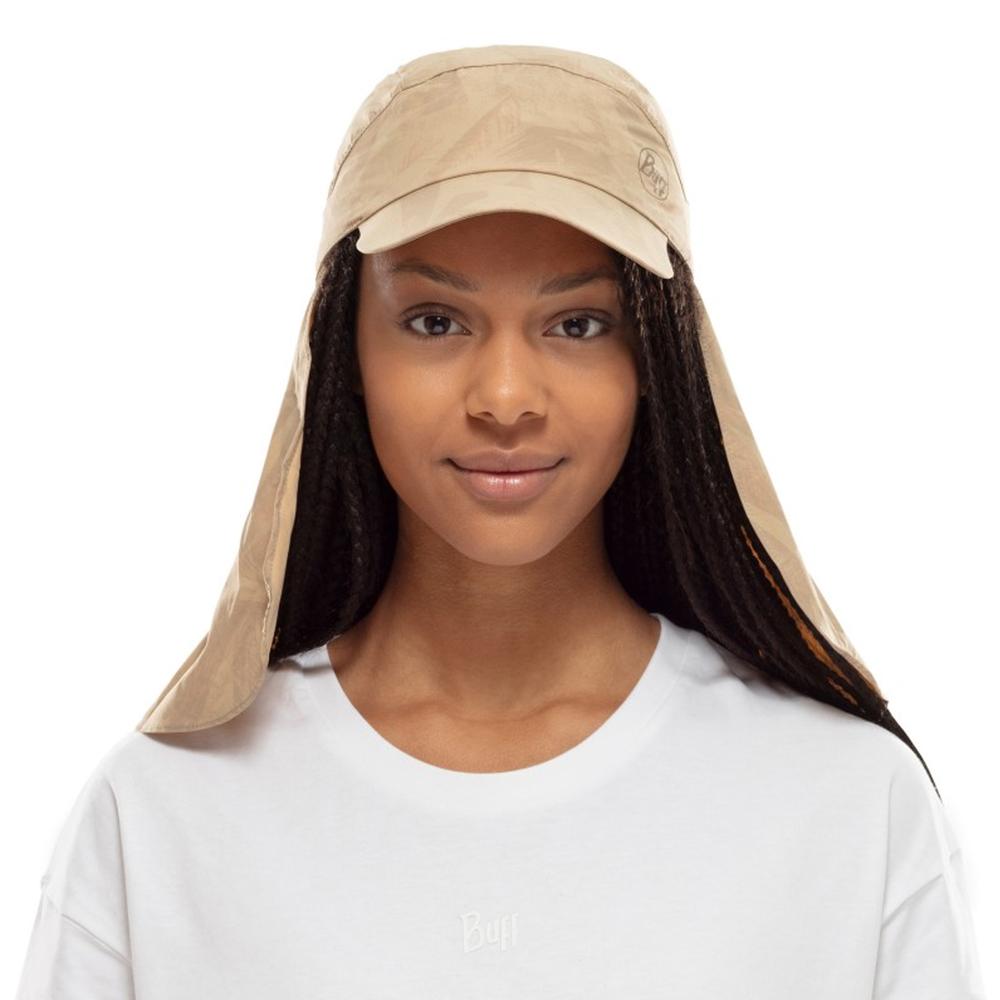 Czapka z daszkiem Buff Pack Sahara Cap Acai 125341.302.20.00 - beżowa