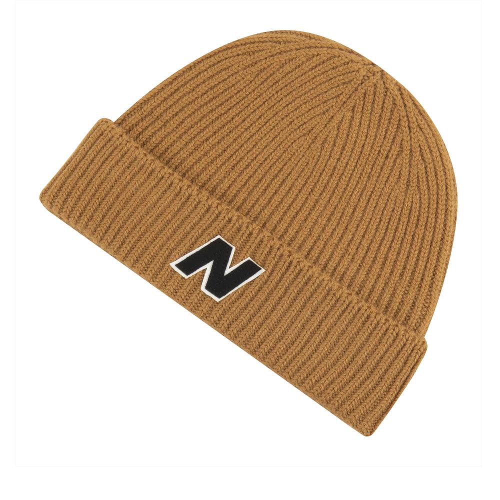Czapka New Balance LAH33003TOB - brązowa