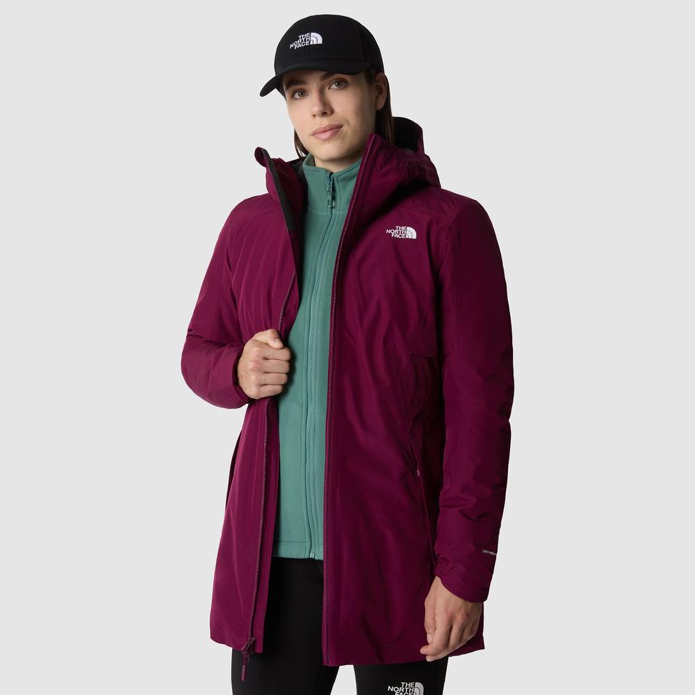 Kurtka The North Face Hikesteller Inulated Parka 0A3Y1GOE51 - różowa