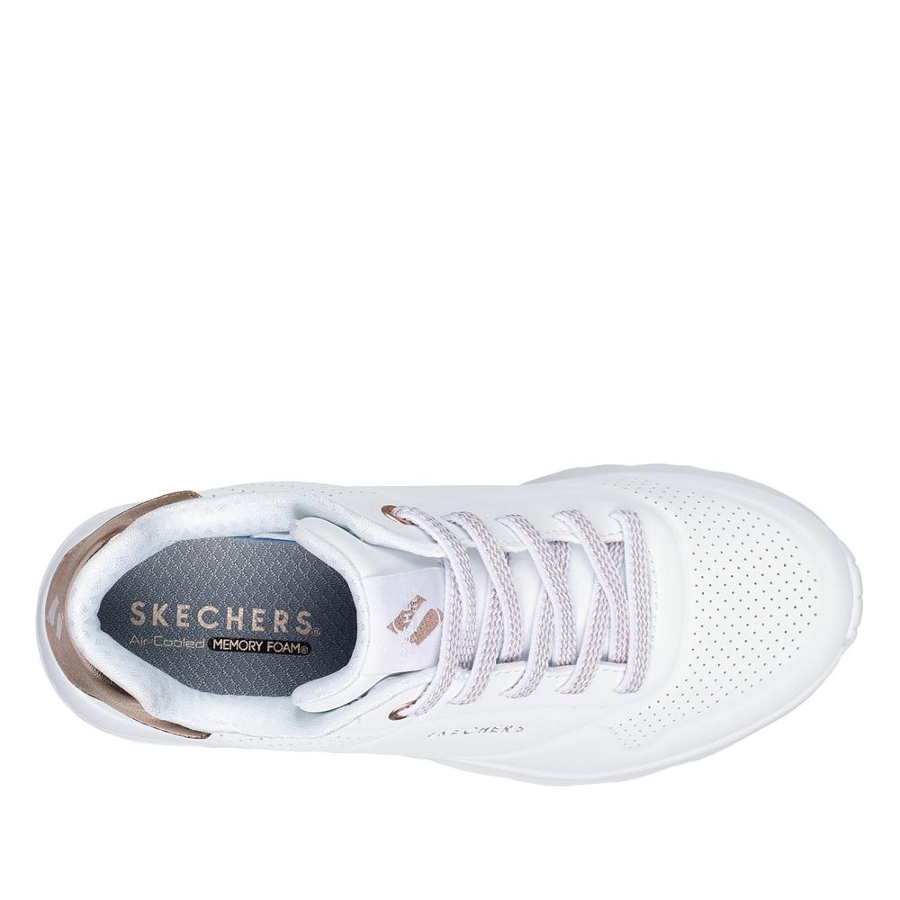 Buty dziecięce Skechers Uno Lite 310384LWHT - białe