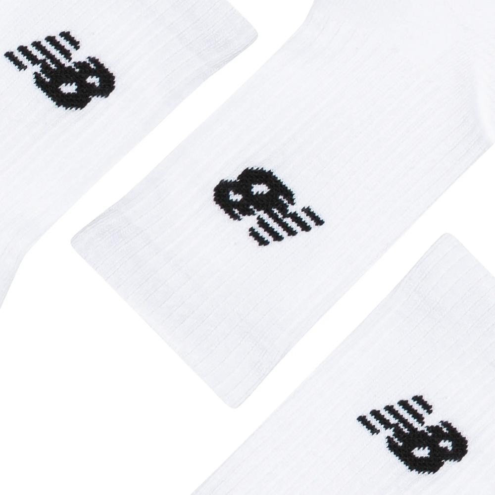 Skarpetki dziecięce New Balance LAS35136WT - białe