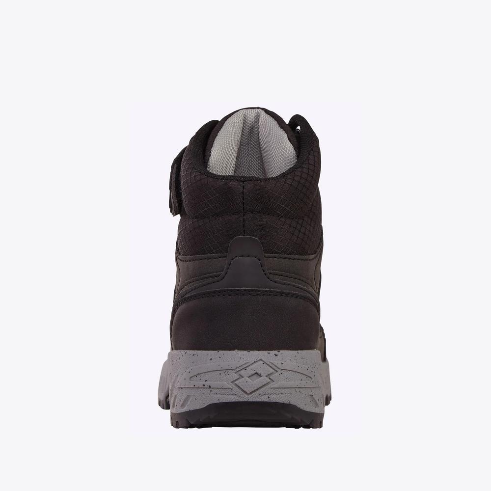 Buty dziecięce Lotto Alderton Mid 2600400K-1116 - czarne