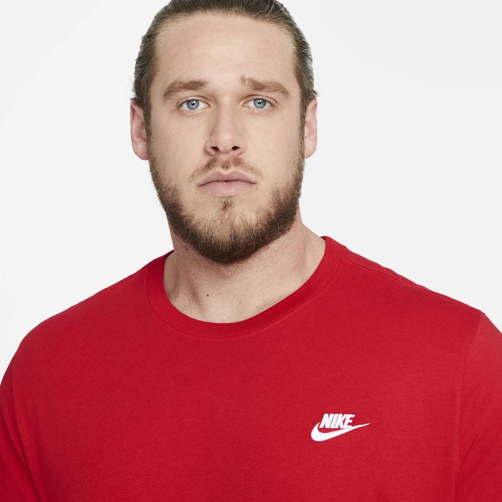 Koszulka męska Nike Sportswear Club AR4997-657 - czerwona