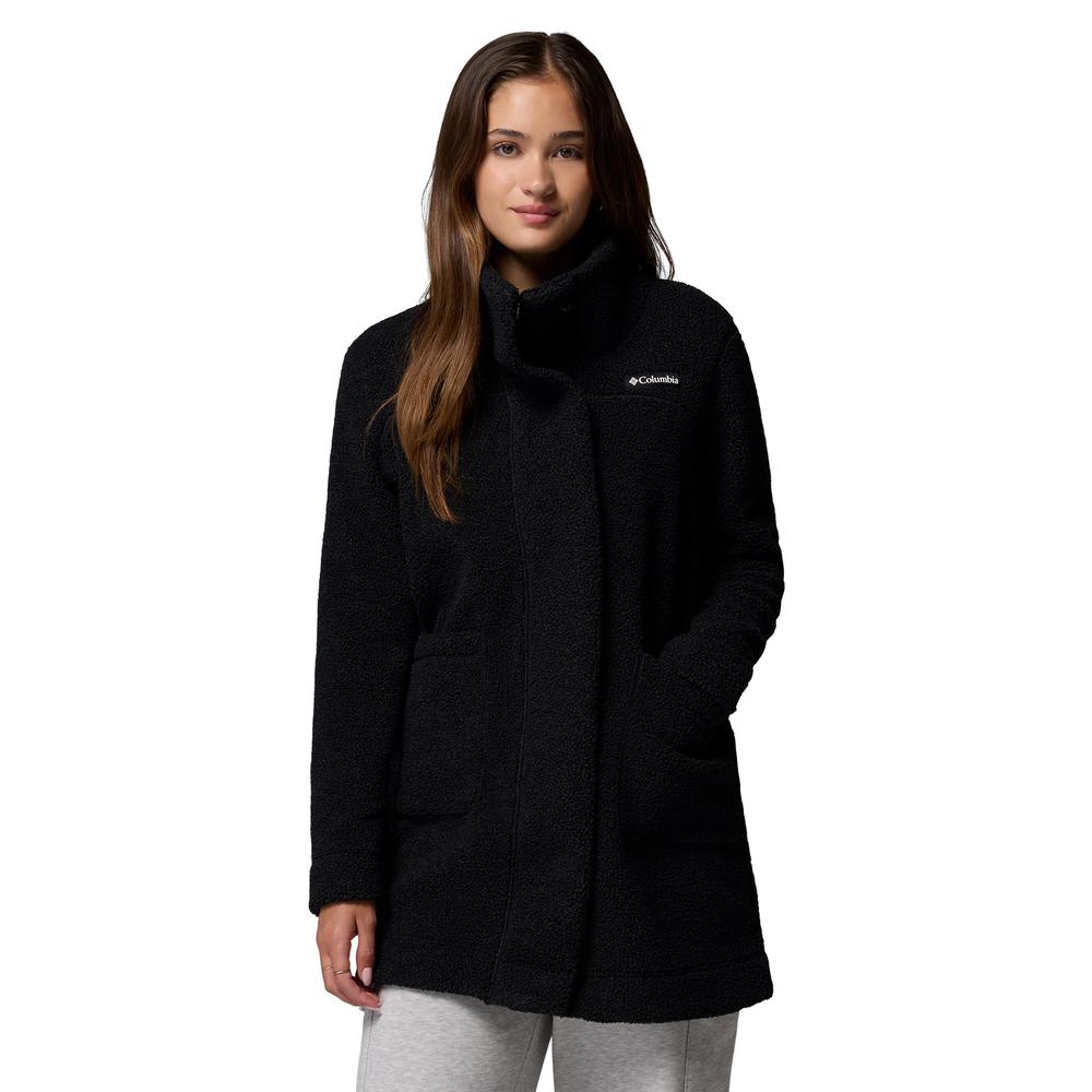 Kurtka damska Columbia Panorama Lon Sherpa Fleece 1862582010 - czarna