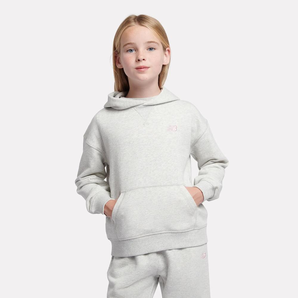 Bluza dziecięca New Balance LAKG0056AHH - szara