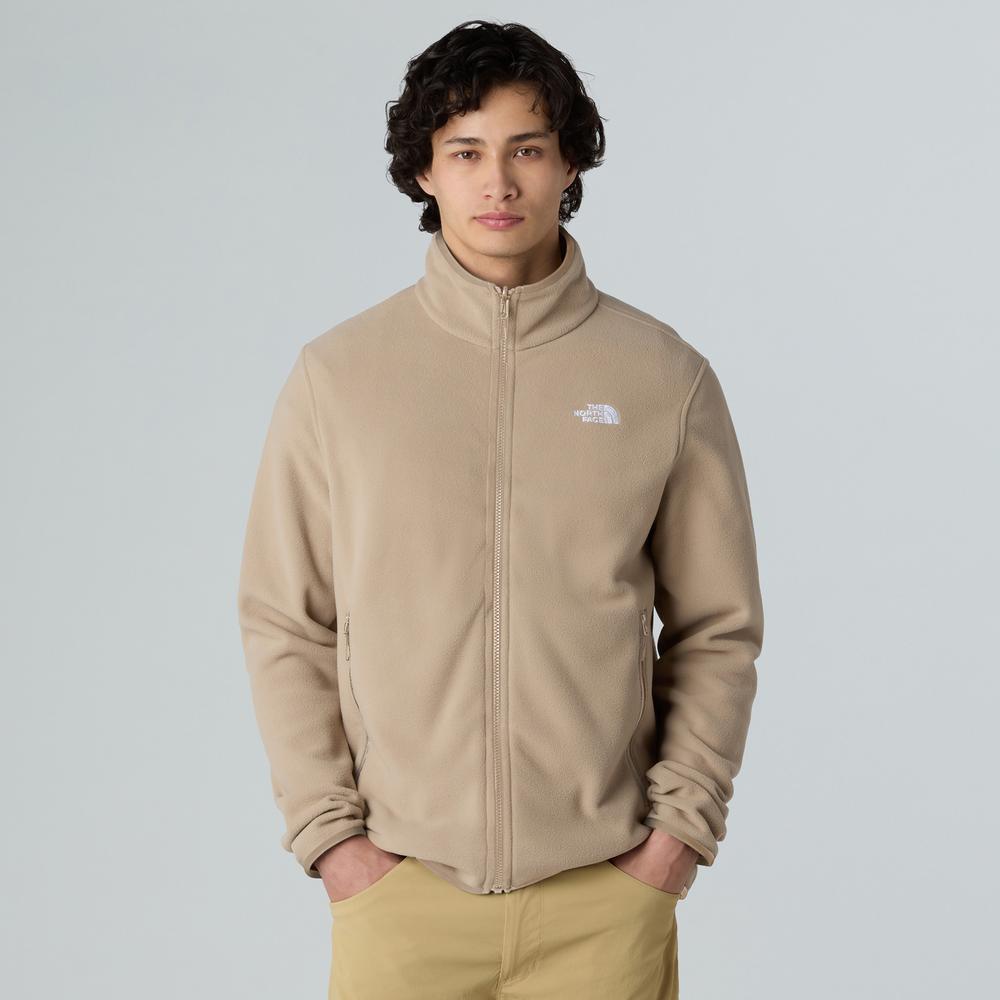 Bluza męska The North Face Glacier Full-Zip Fleece 0A8D0RBOX1 - beżowa