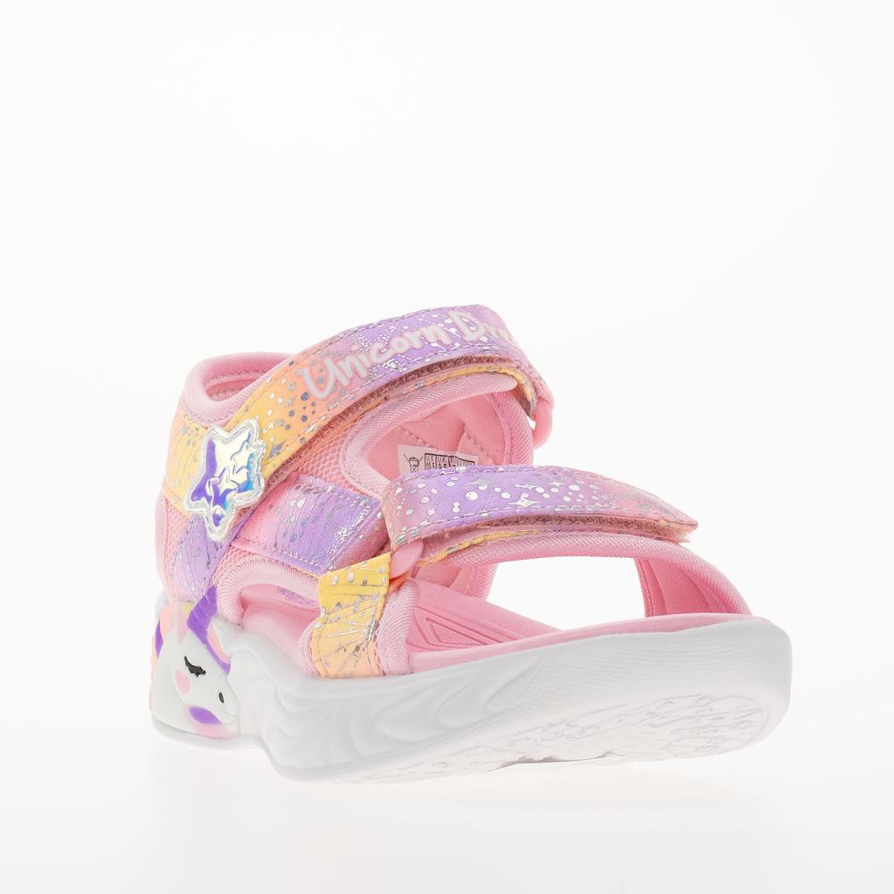Sandały Skechers Unicorn Dreams Majestic Bliss 302682LLPMT - różowe