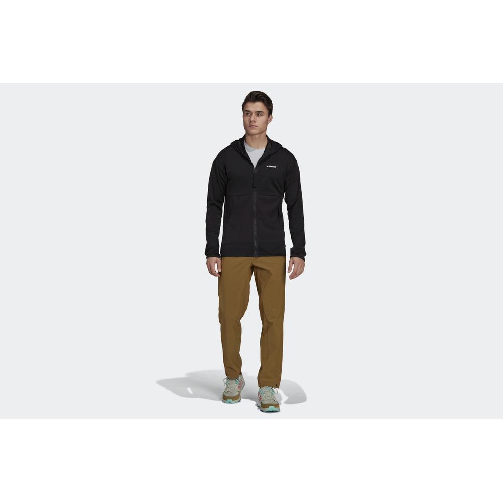 adidas Terrex Tech Fleece Lite Hooded Hiking Jacket > GI7313