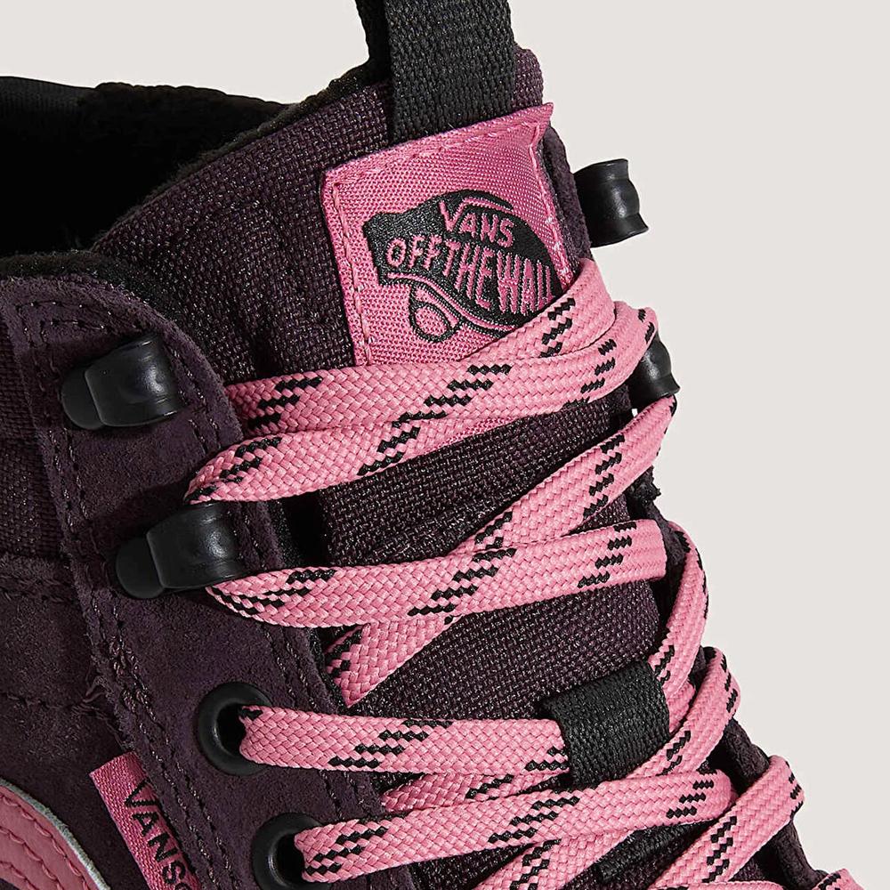 Buty damskie Vans SK8-Hi Waterproof VN000DAQ02Y1 - fioletowe