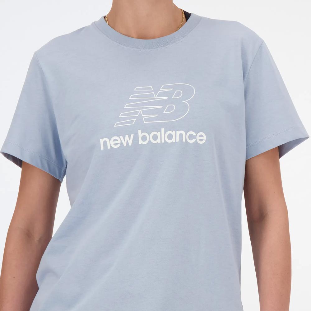 Koszulka New Balance WT41816LAY - niebieska