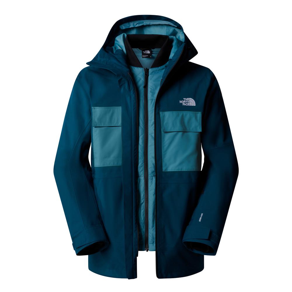 Kurtka The North Face 3 w 1 Fourbarrel Triclimate 0A7WYF4OJ1 - niebieska