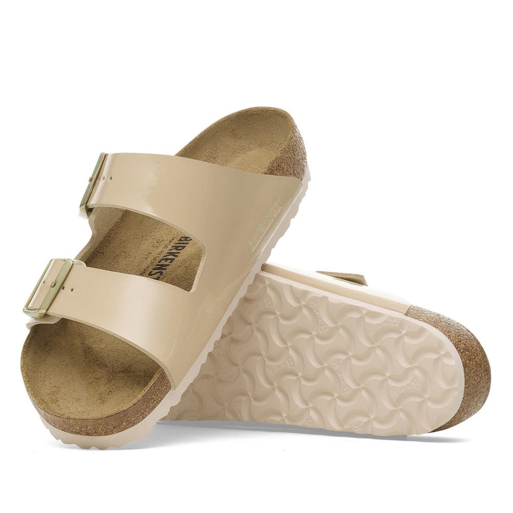 Klapki damskie Birkenstock Arizona BF 1013070 - beżowe