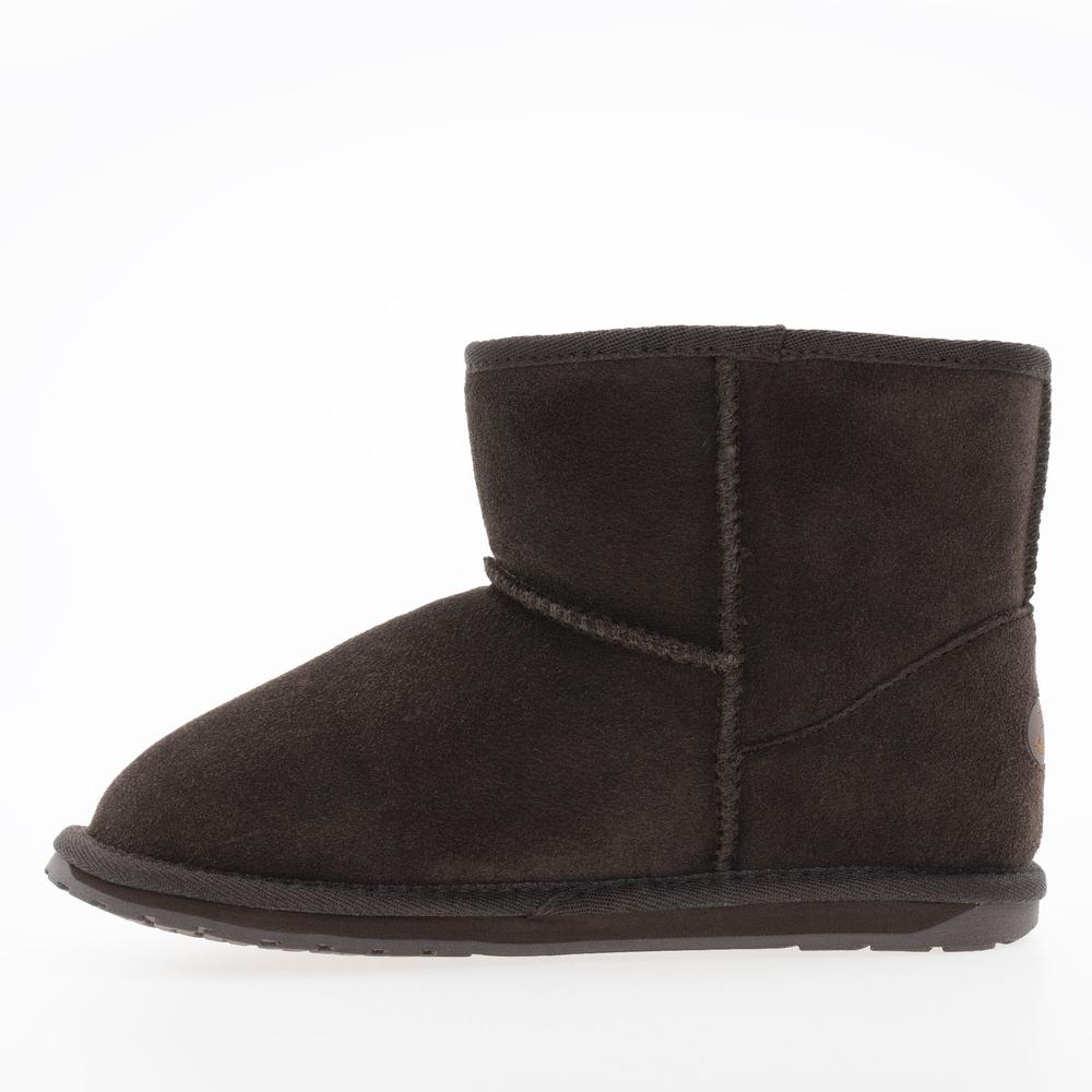 Buty dziecięce Emu Australia Wallaby Mini K10103CHOC - brązowe