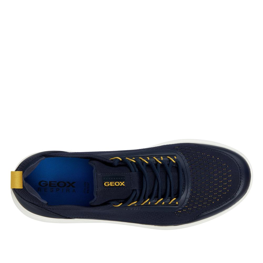 Buty Geox Spherica U35BYA0006KC4002 - granatowe