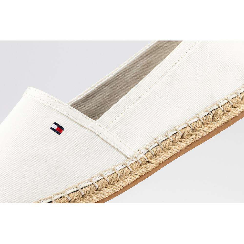 TOMMY HILFIGER BASIC FLAT COTTON ESPADRILES > FW0FW04827-YBI