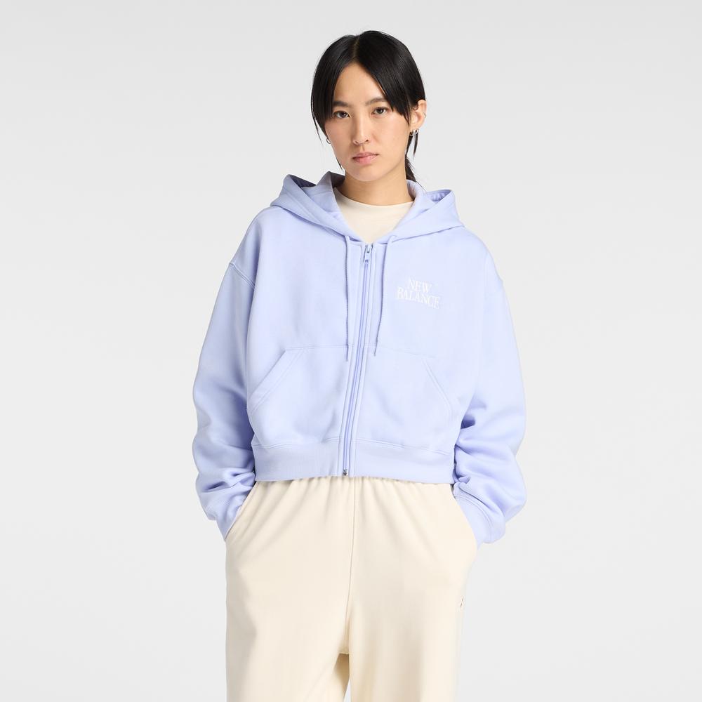 Bluza damska New Balance WJ61W2EEDYK - niebieska