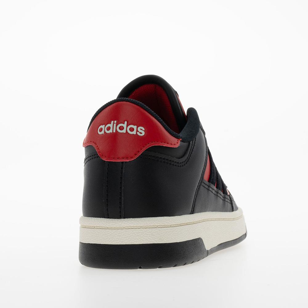 Buty dziecięce adidas Rapid Court Low J JR1020 - czarno-czerwone