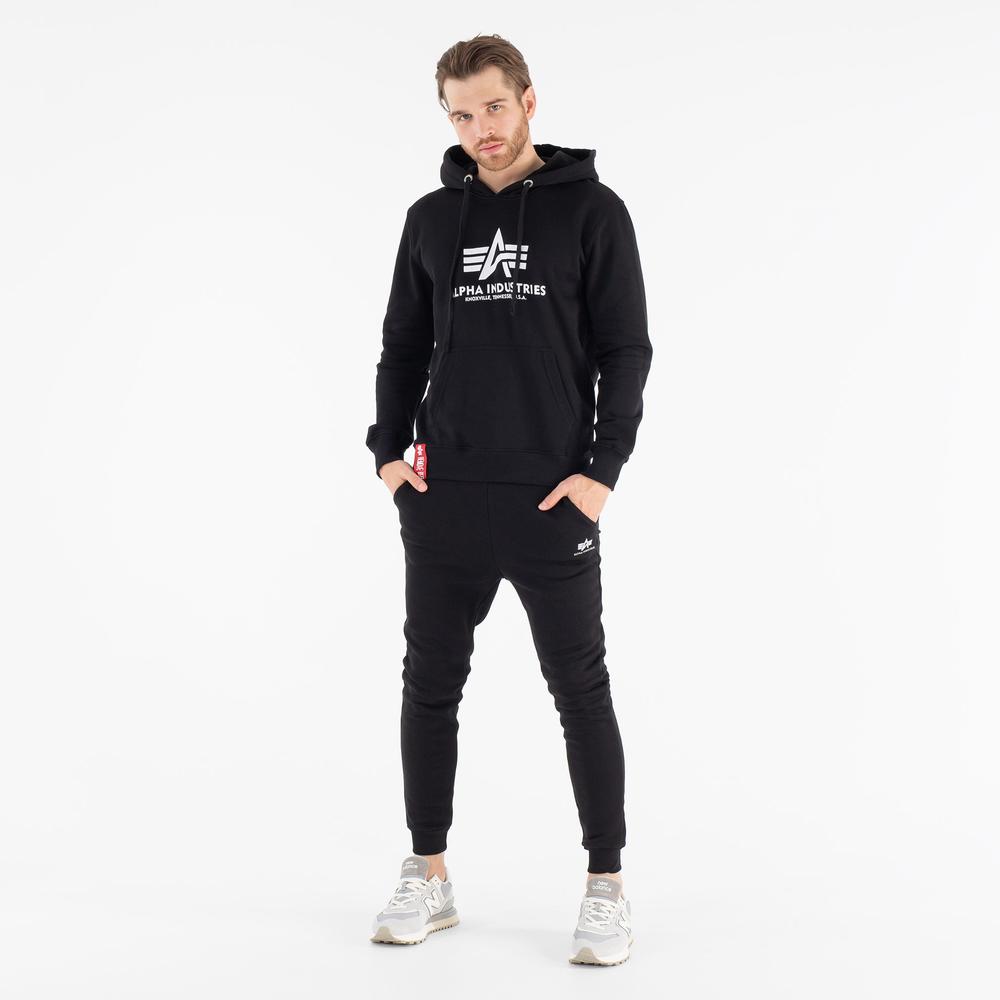 Spodnie Alpha Industries Basic Jogger SL 11637003 - czarne