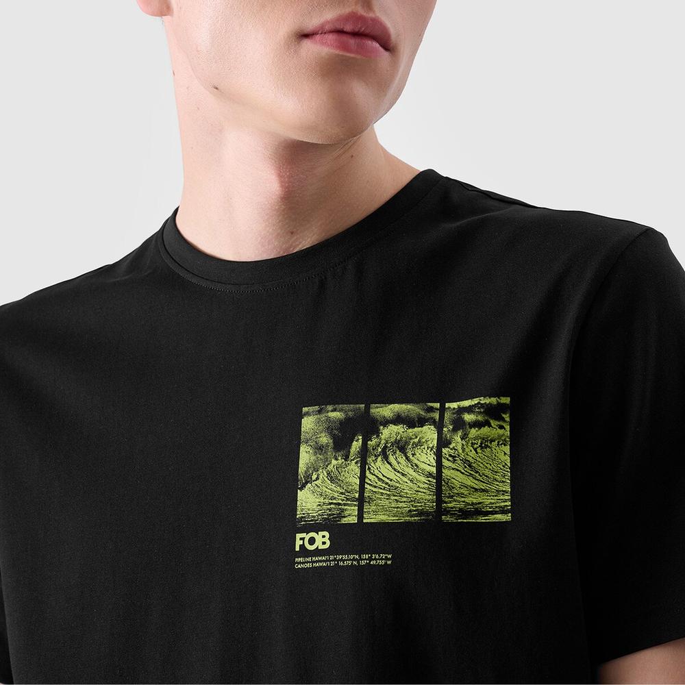 Koszulka męska 4F RSS24TTSHM210620S - czarna