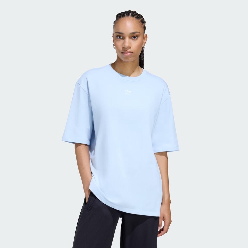 Koszulka damska adidas Originals Essentials Boyfriend KD1374 - niebieska