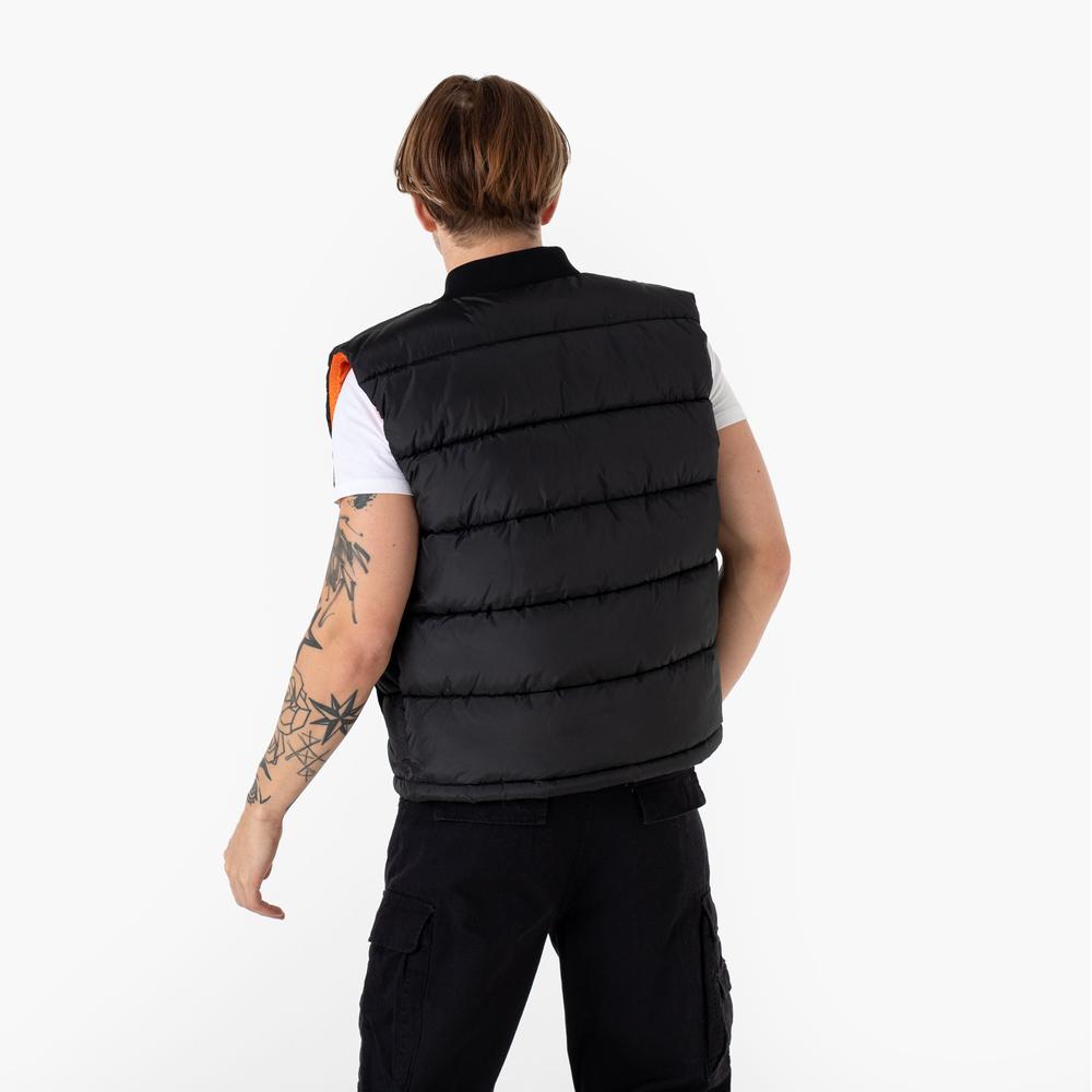 Bezrękawnik Alpha Industries Puffer Vest NASA 11812403 - czarny