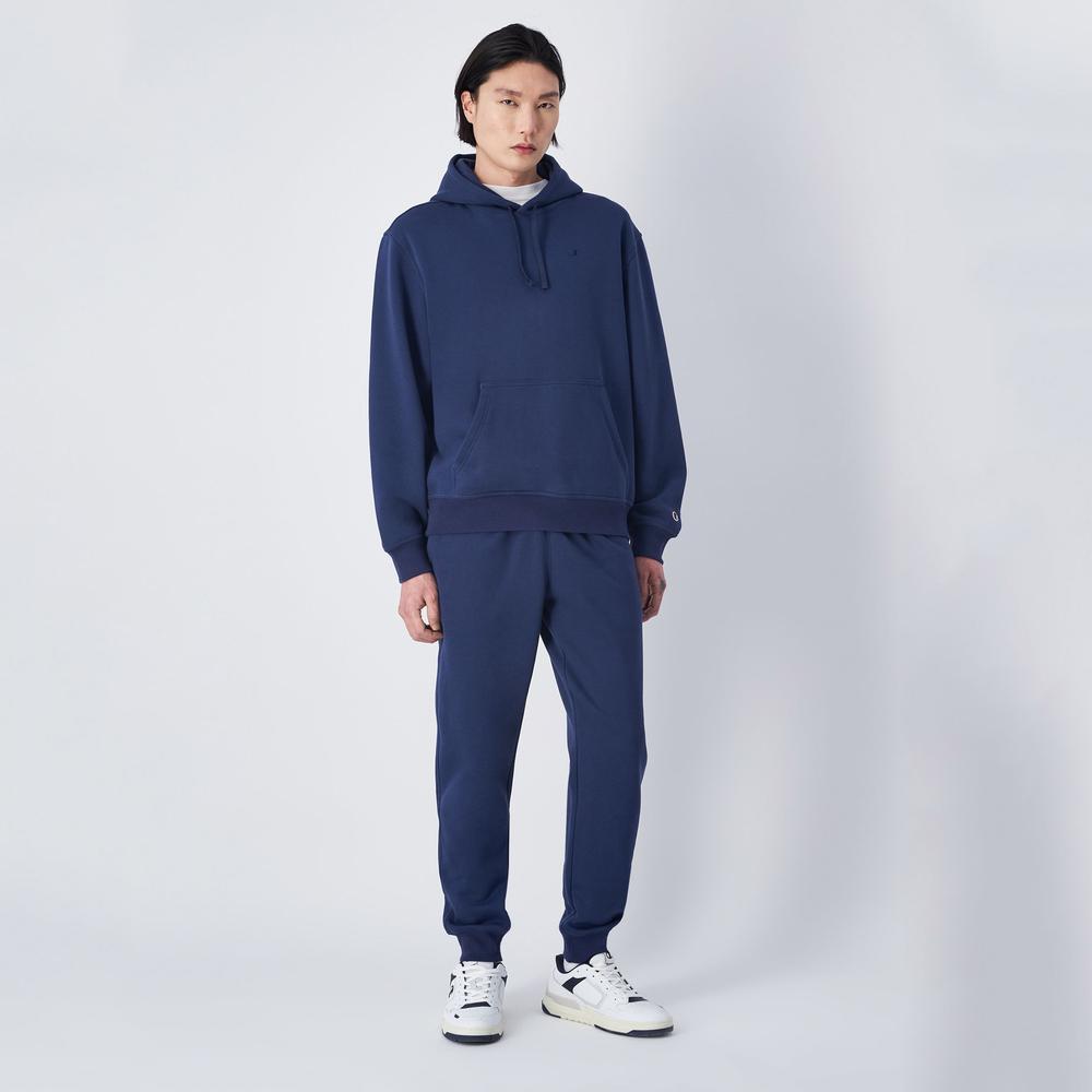 Spodnie Champion Tonal C Logo Fleece Joggers 220314-BS561 - granatowe