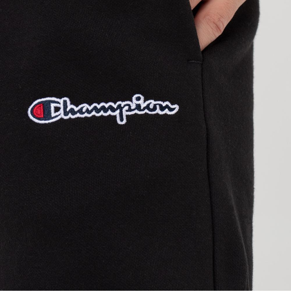 Spodnie Champion Small Script Logo Embroidery Fleece 217867-KK001 - czarne