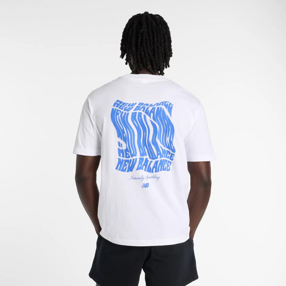 Koszulka męska New Balance MT61B2STWT - biała