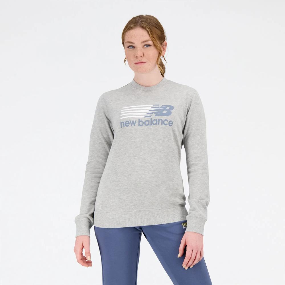 Bluza New Balance WT31816AG - szara