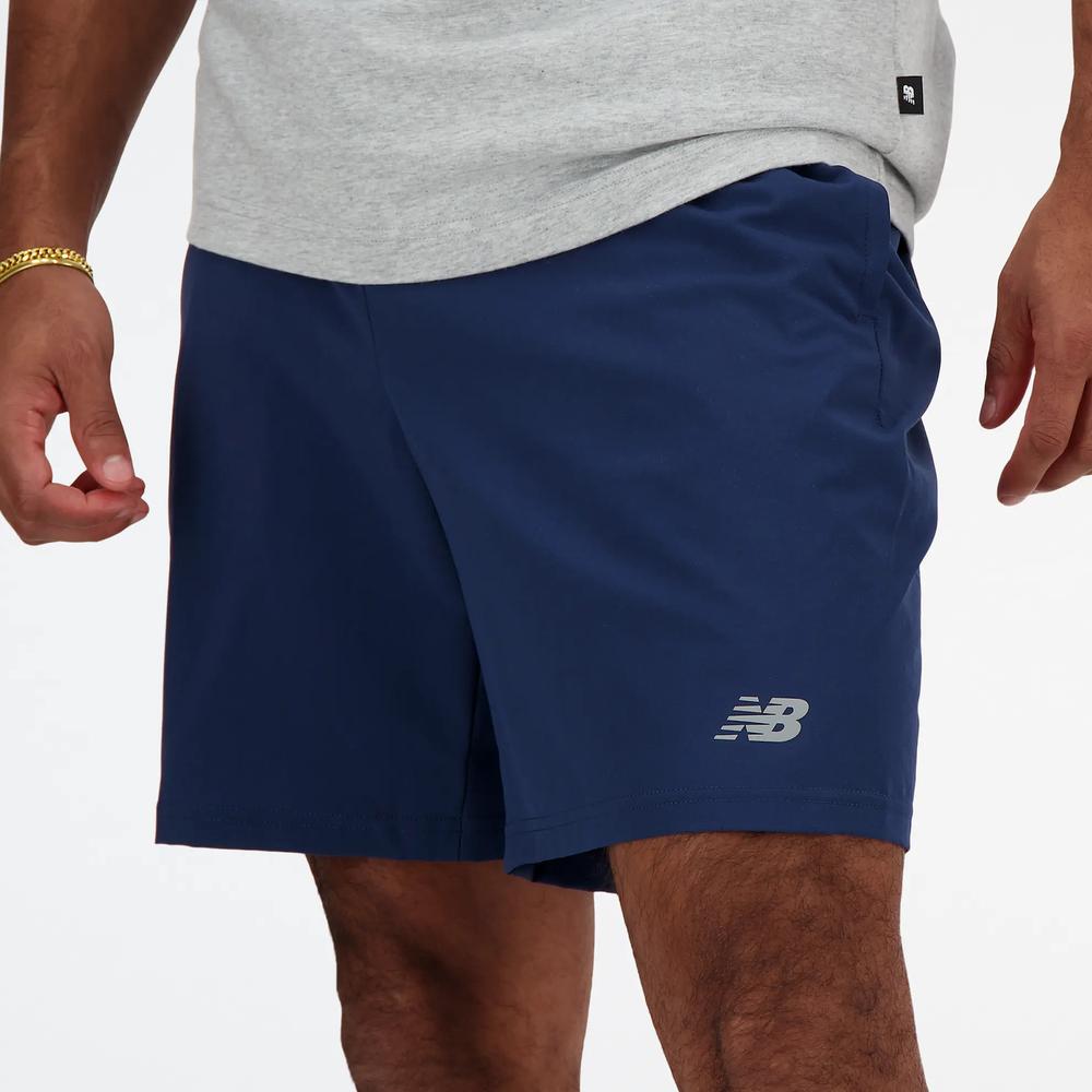 Spodenki męskie New Balance MS41232NNY - granatowe
