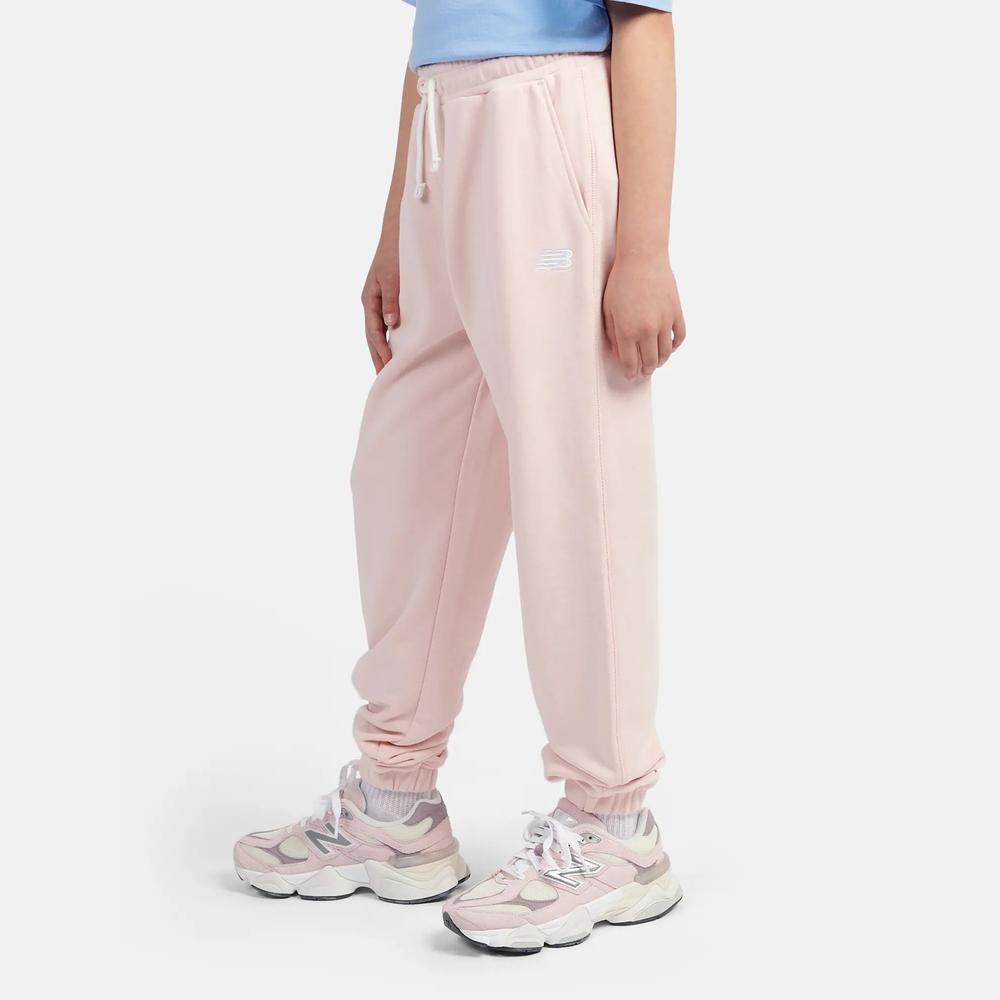 Spodnie dziecięce New Balance LAKG0058PIE - różowe