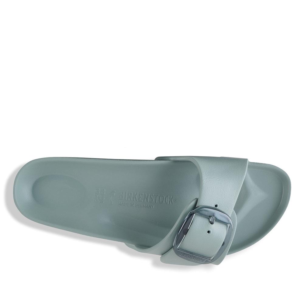 Klapki damskie Birkenstock Madrid Big Buckle 1031422 - zielone