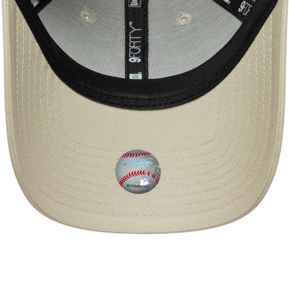 Czapka damska New Era New York Yankees MLB 9FORTY 60771733 - beżowa