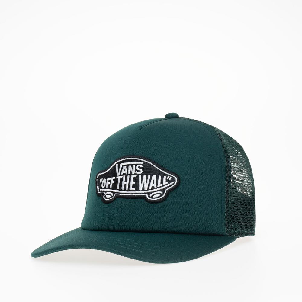 Czapka Vans Classic Patch Curved Bill Trucker VN00066XBDX1 - zielona